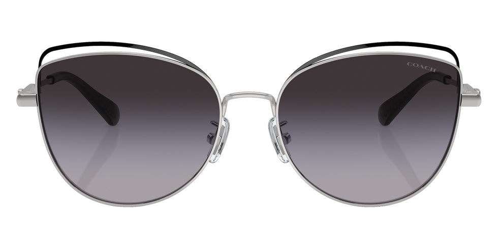 Coach HC7162 CR621 90018G 57 - Shiny Silver/Black / Gray Gradient #id:hc716290018g_s:100100