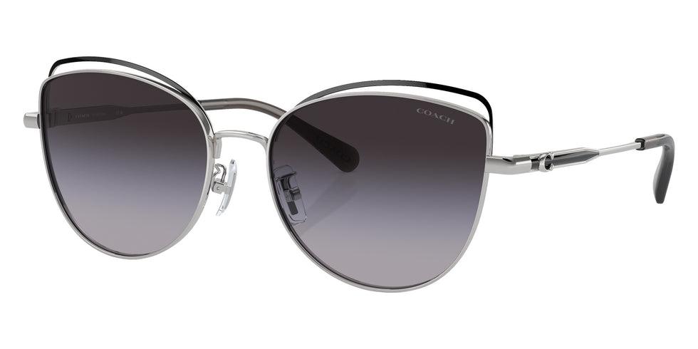 Coach HC7162 CR621 90018G 57 - Shiny Silver/Black / Gray Gradient #id:hc716290018g_s:100105