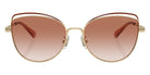 Coach HC7162 CR621 900513 57 - Shiny Light Gold/Nutmeg / Amber Gradient #id:hc7162900513_s:102100
