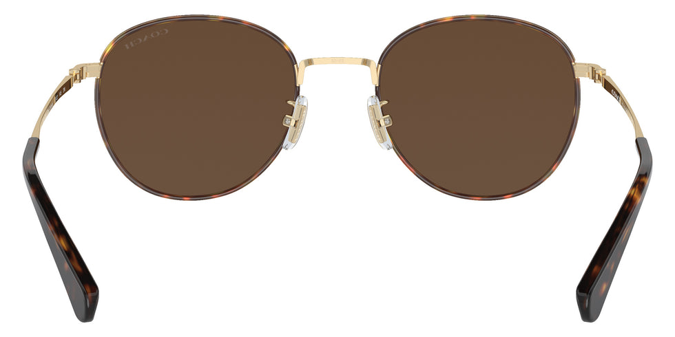 Coach HC7163 CR631 90053G 52 - Light Gold/Dark Tortoise / Brown Solid #id:hc716390053g_s:100115