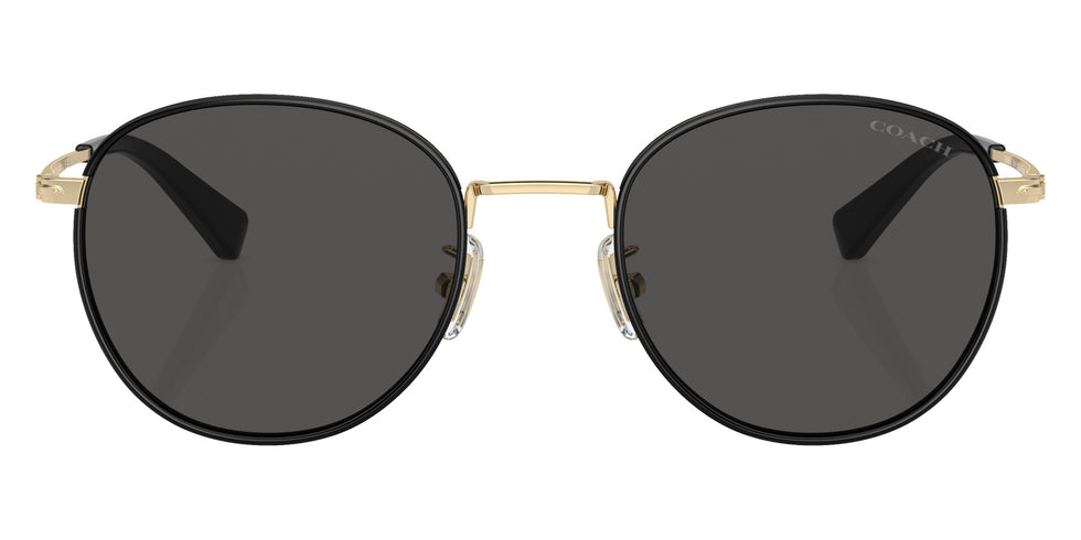 Coach HC7163 CR631 934687 52 - Shiny Light Gold/Black / Gray Solid #id:hc7163934687_s:104100