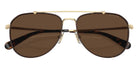 Coach HC7164 CR626 90053G 59 - Light Gold/Dark Tortoise / Dark Brown Solid #id:hc716490053g_s:100120