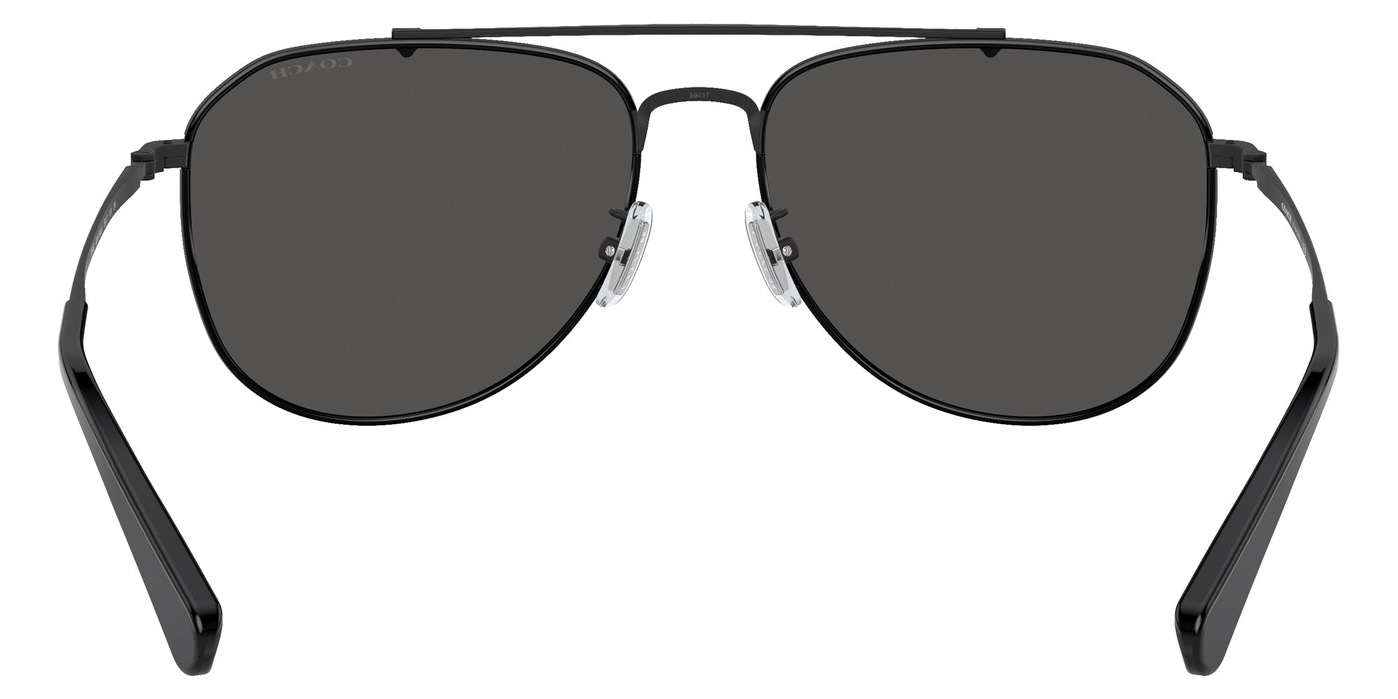 Coach HC7164 CR626 934487 59 - Satin Black / Gray Solid #id:hc7164934487_s:104115