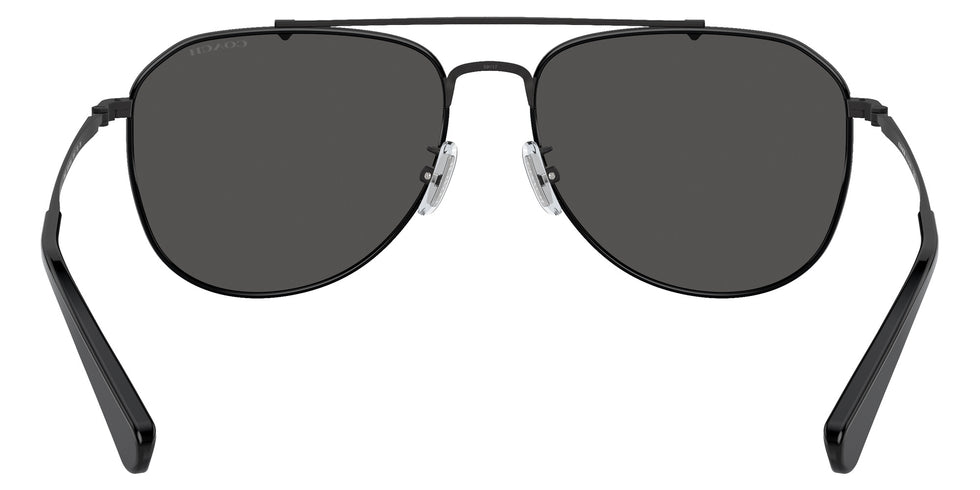 Coach HC7164 CR626 934487 59 - Satin Black / Gray Solid #id:hc7164934487_s:104115