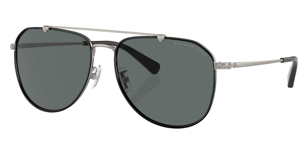 Coach HC7164 CR626 936881 59 - Satin Gunmetal/Black / Gray Solid Polarized #id:hc7164936881_s:106105