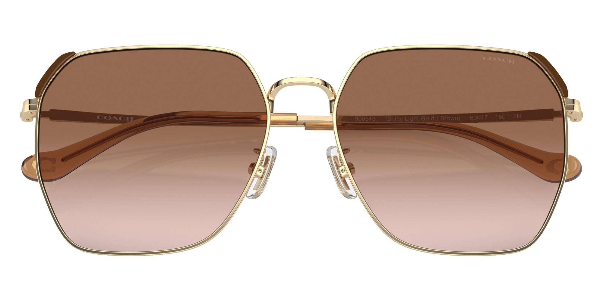 Coach HC7165D CR638 900513 60 - Shiny Light Gold/Brown / Brown Peach Gradient #id:hc7165d900513_s:102120