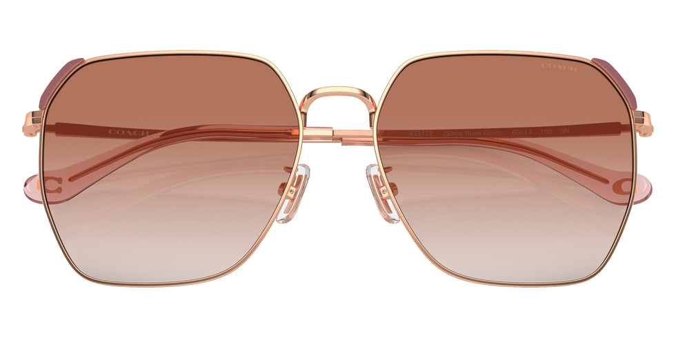 Coach HC7165D CR638 933113 60 - Shiny Rose Gold / Burgundy Gradient #id:hc7165d933113_s:106120