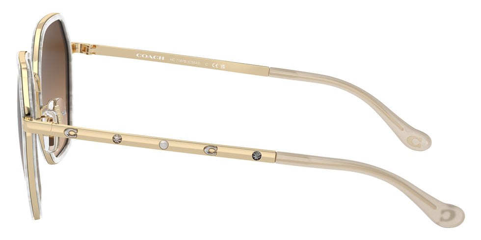 Coach HC7167B CS543 944374 56 - Cream Pearl Brown Gradient / Brown Gradient #id:hc7167b944374_s:100110