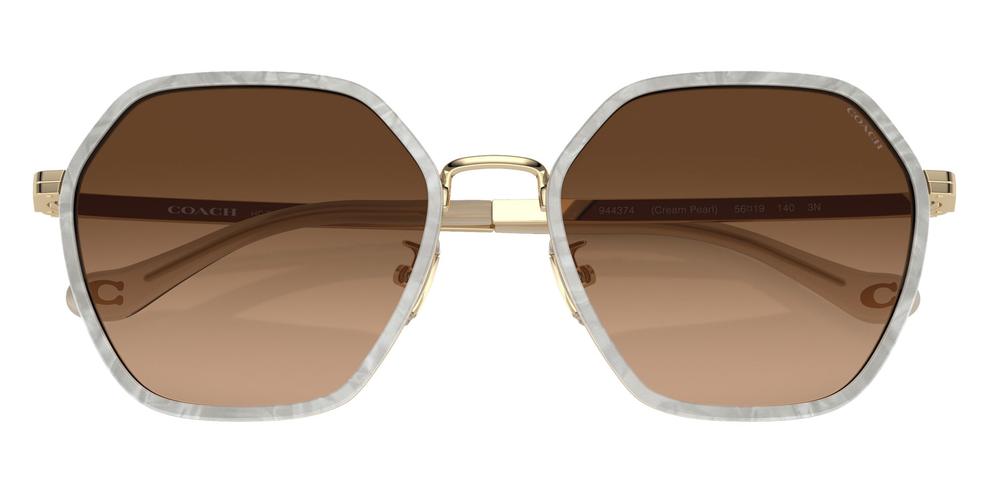 Coach HC7167B CS543 944374 56 - Cream Pearl Brown Gradient / Brown Gradient #id:hc7167b944374_s:100120