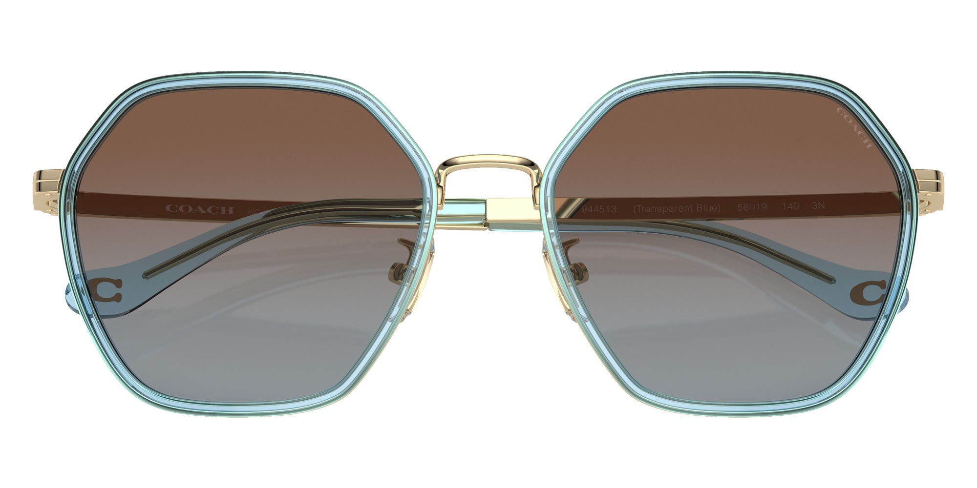 Coach HC7167B CS543 944513 56 - Transparent Blue / Blue Brown Gradient #id:hc7167b944513_s:104120