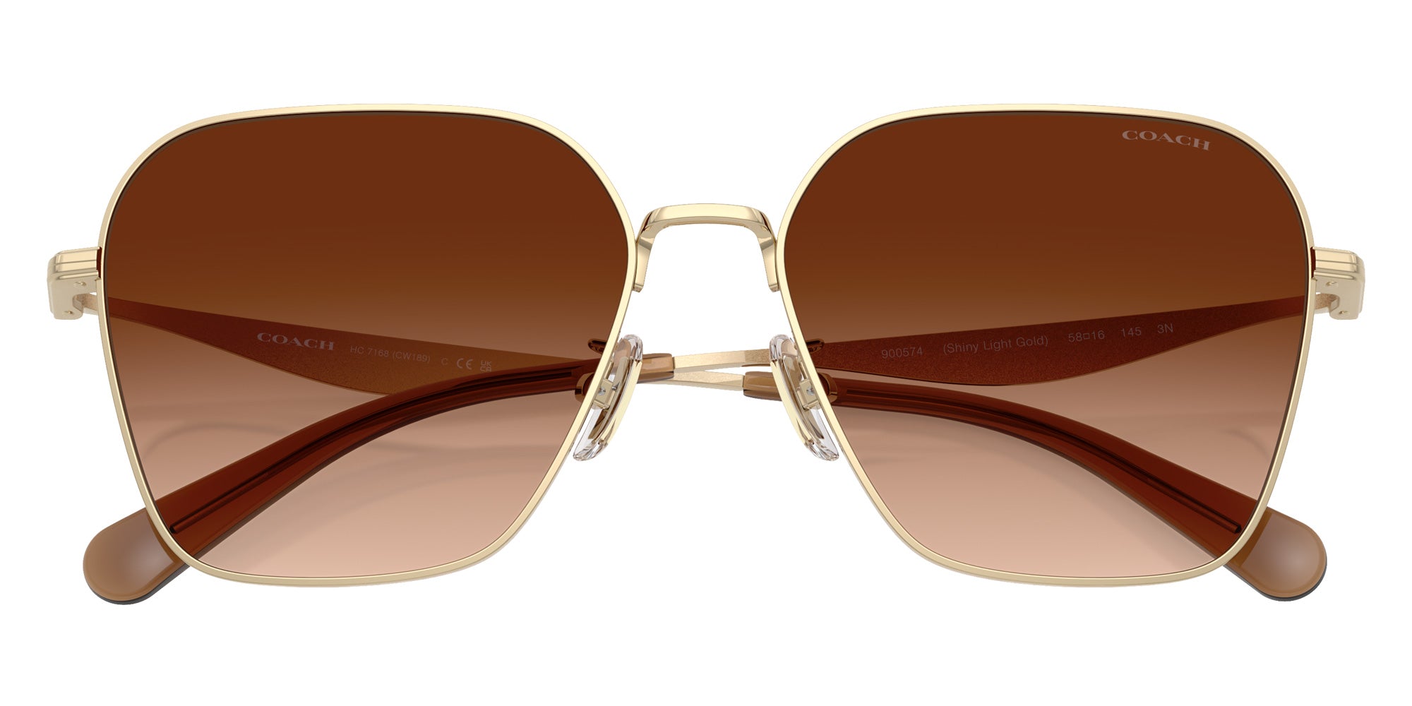 Coach HC7168 CW189 900574 58 - Shiny Light Gold / Brown Gradient #id:hc7168900574_s:104120