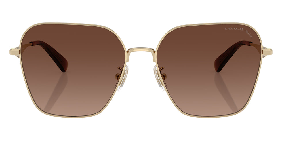 Coach HC7168 CW189 9005T5 58 - Shiny Light Gold / Brown Gradient Polarized #id:hc71689005t5_s:106100