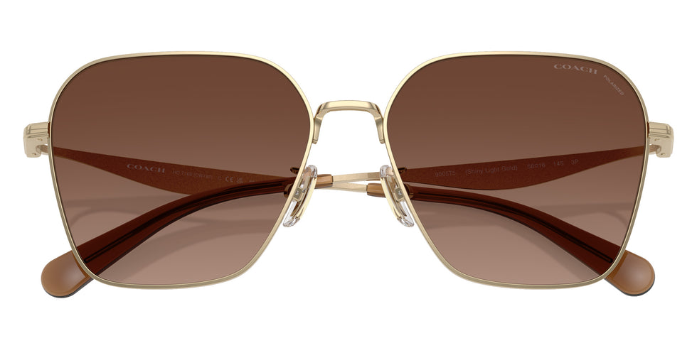Coach HC7168 CW189 9005T5 58 - Shiny Light Gold / Brown Gradient Polarized #id:hc71689005t5_s:106120
