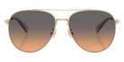 Coach HC7169 CW193 900518 57 - Shiny Light Gold / Smokey Peach Gradient #id:hc7169900518_s:104100
