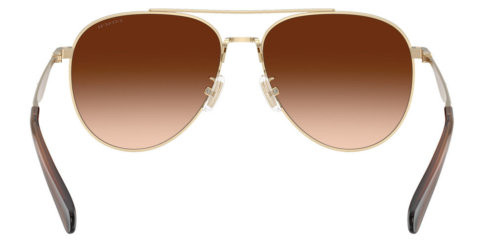 Coach HC7169 CW193 900574 57 - Shiny Light Gold / Brown Gradient #id:hc7169900574_s:106115