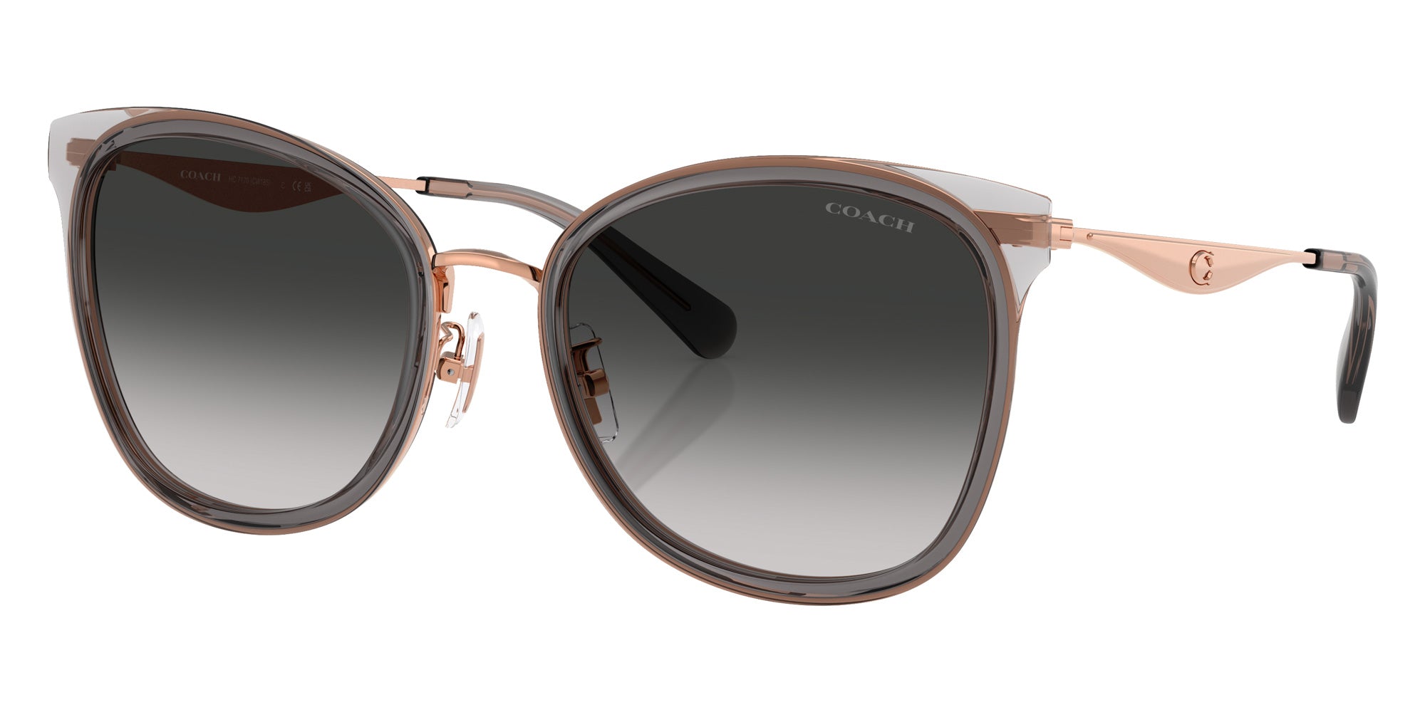 Coach HC7170 CW185 94543C 56 - Rose Gold/Dark Gray / Gray Gradient #id:hc717094543c_s:108105