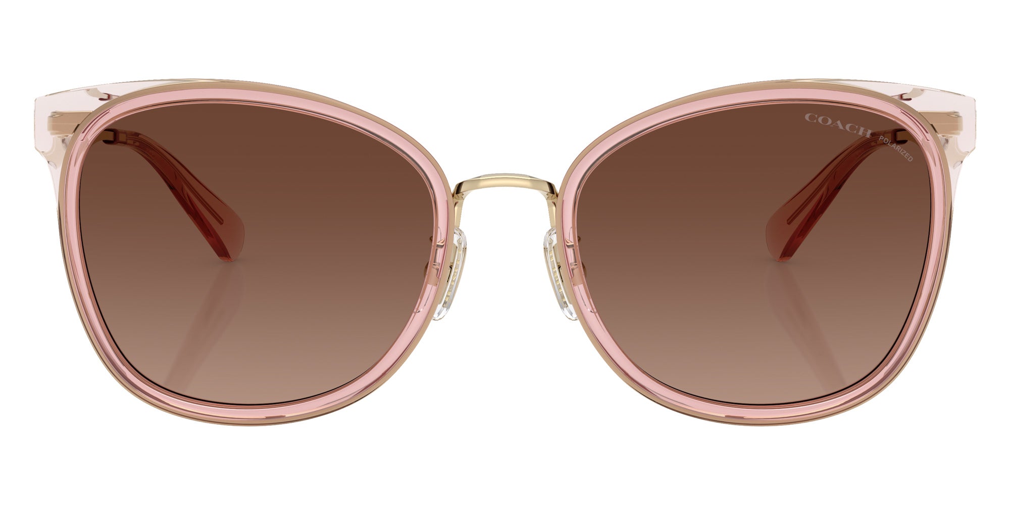 Coach HC7170 CW185 9469T5 56 - Light Gold/Pink / Brown Gradient Polarized #id:hc71709469t5_s:110100