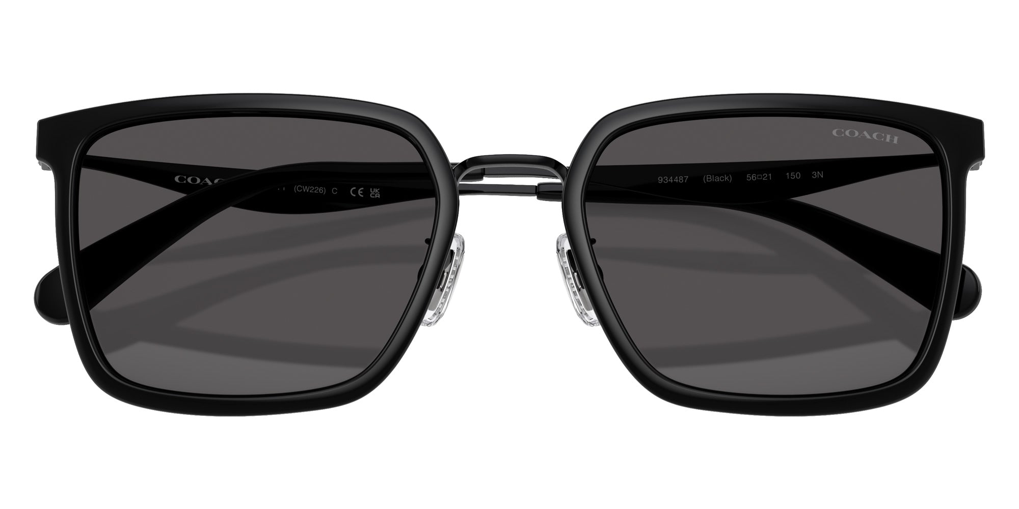 Coach HC7171 CW226 934487 56 - Black / Gray Solid #id:hc7171934487_s:100120