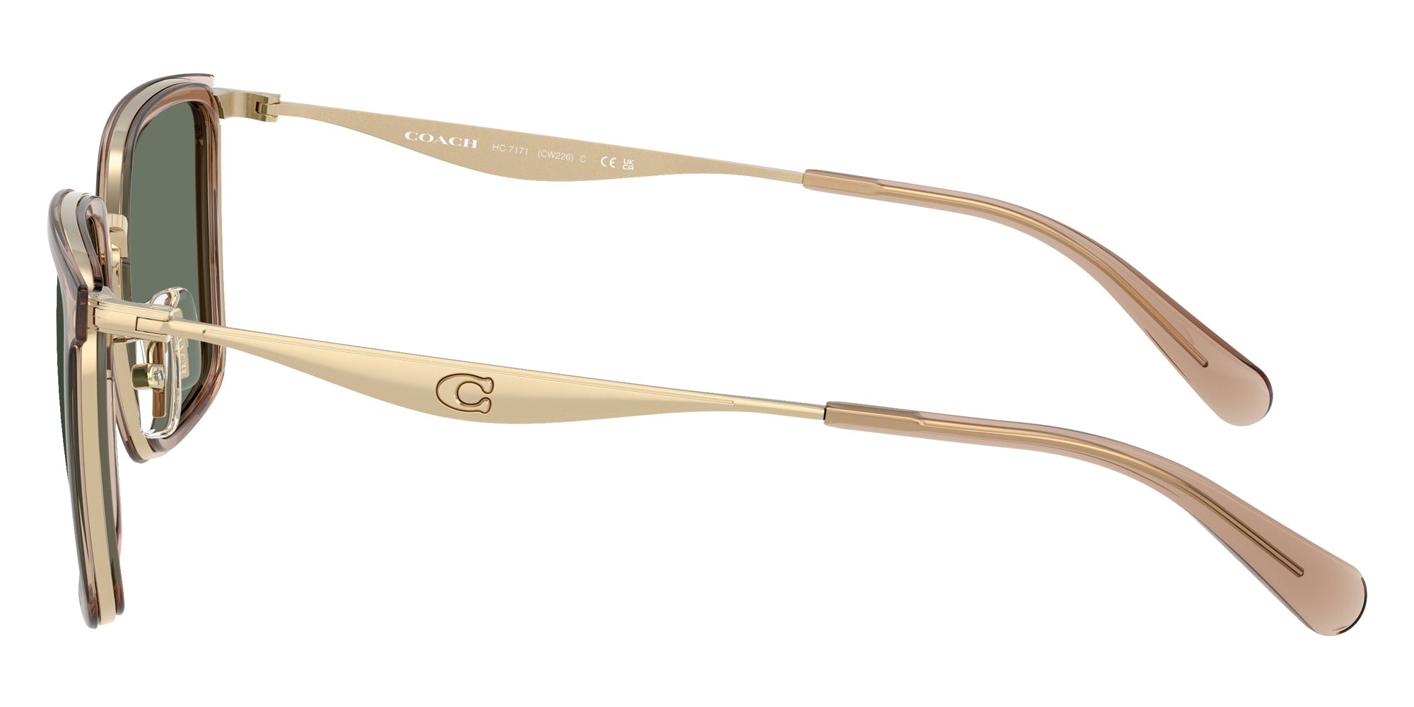 Coach HC7171 CW226 94563H 56 - Light Gold/Sand / Green Solid #id:hc717194563h_s:104110