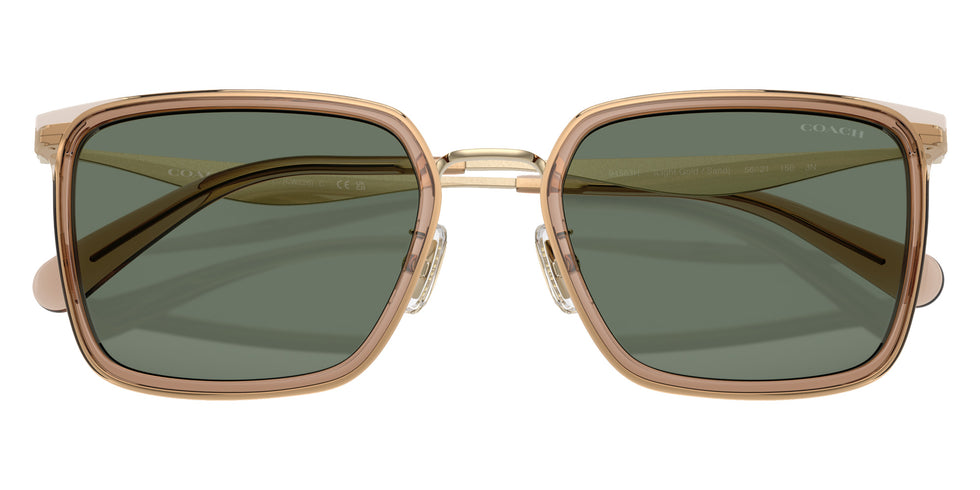 Coach HC7171 CW226 94563H 56 - Light Gold/Sand / Green Solid #id:hc717194563h_s:104120