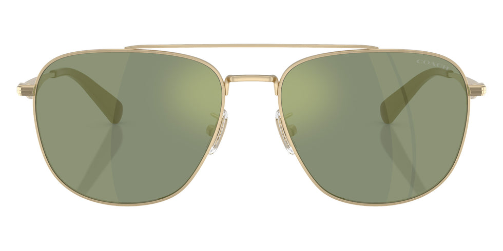 Coach HC7172 CW404 90056R 59 - Satin Light Gold / Green Solid Mirrored #id:hc717290056r_s:100100