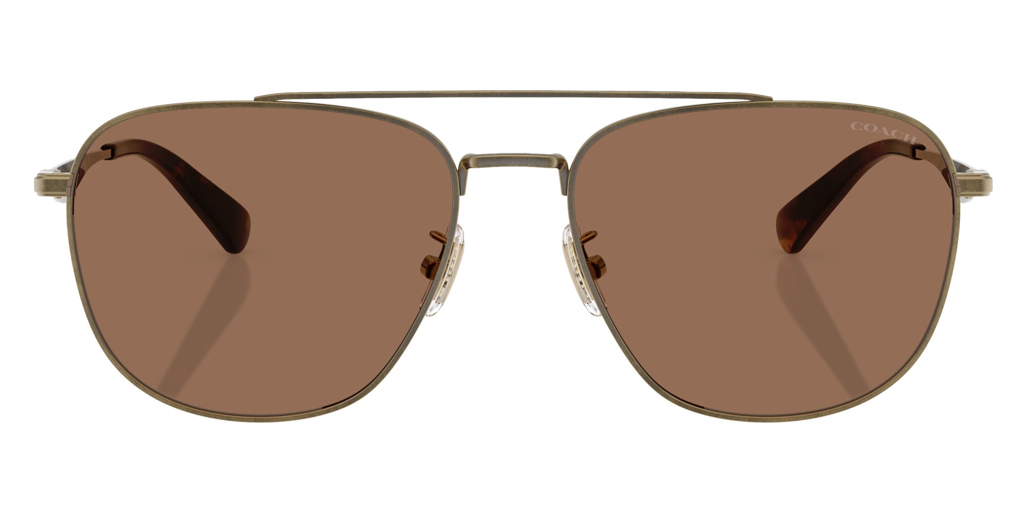 Coach HC7172 CW404 933373 59 - Antique Gold / Brown Solid #id:hc7172933373_s:102100