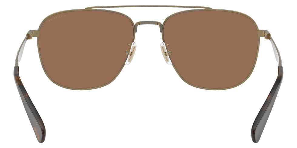 Coach HC7172 CW404 933373 59 - Antique Gold / Brown Solid #id:hc7172933373_s:102115