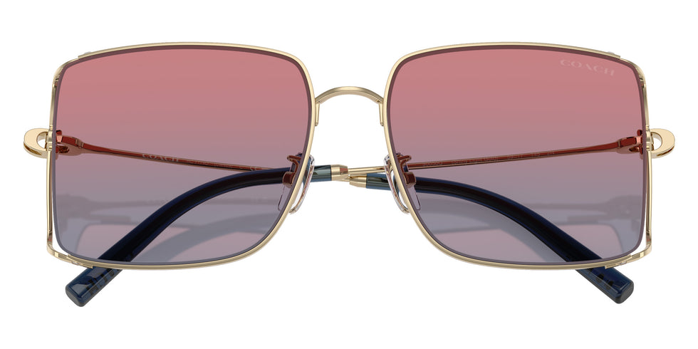 Coach HC7174D CW429 90050Q 59 - Shiny Light Gold / Blue Saddle Gradient #id:hc7174d90050q_s:102120