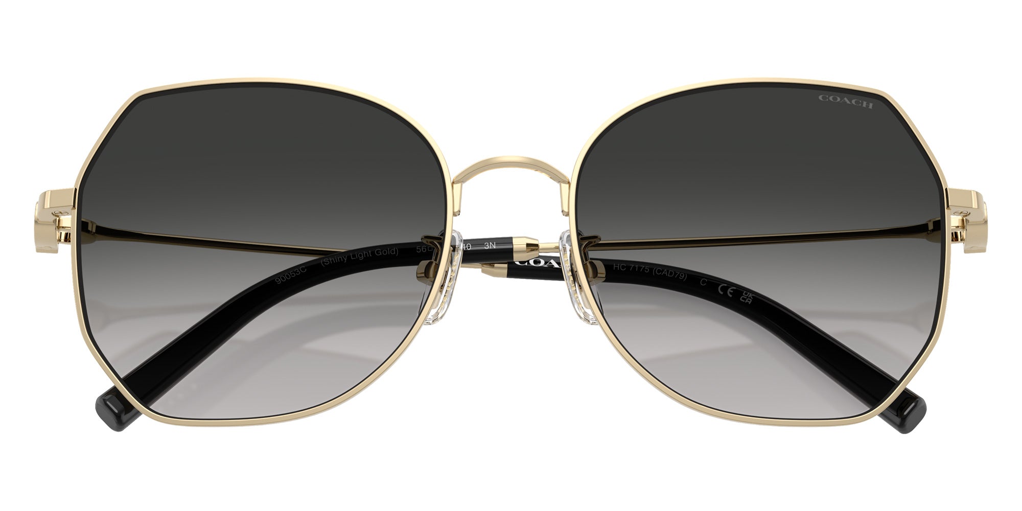 Coach HC7175 CAD79 90053C 56 - Shiny Light Gold / Gray Gradient #id:hc717590053c_s:100120