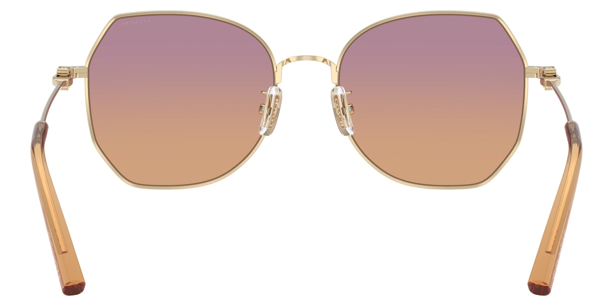Coach HC7175 CAD79 900578 56 - Shiny Light Gold / Burgundy Sunset Gradient #id:hc7175900578_s:104115
