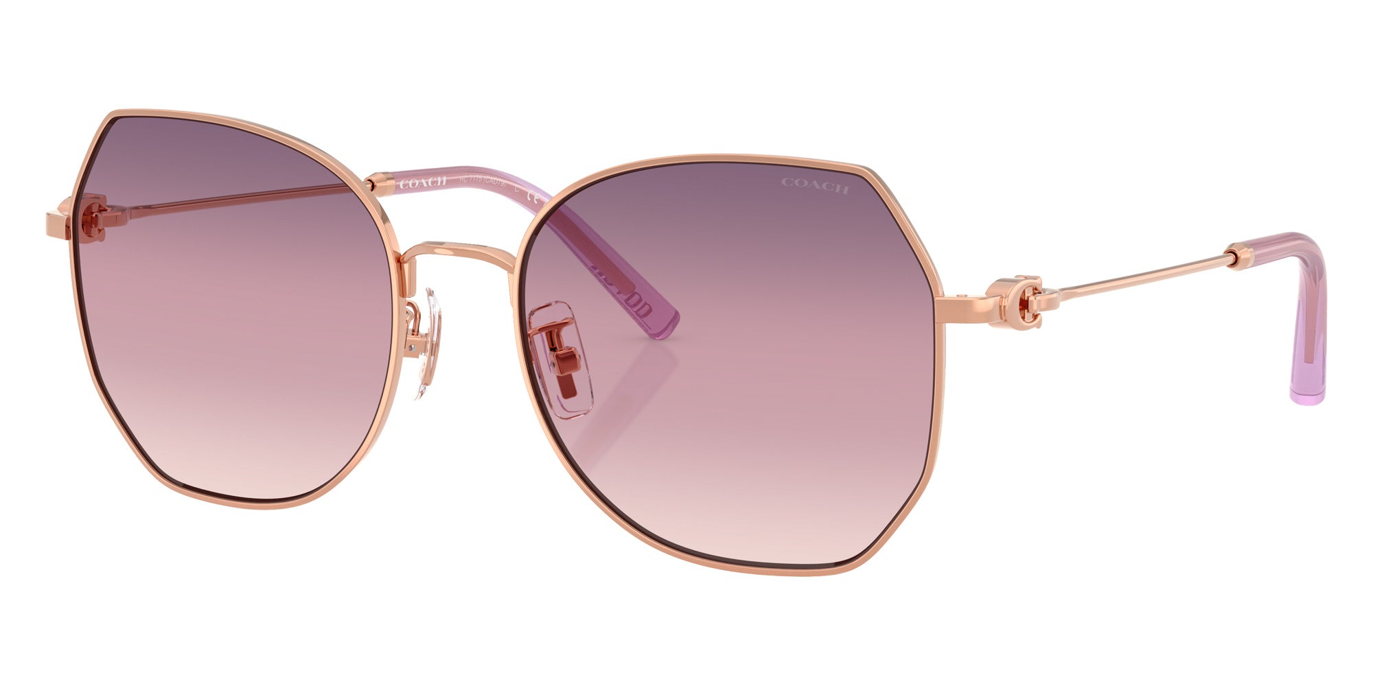 Coach HC7175 CAD79 9331U6 56 - Shiny Rose Gold / Purple Blue Gradient #id:hc71759331u6_s:106105