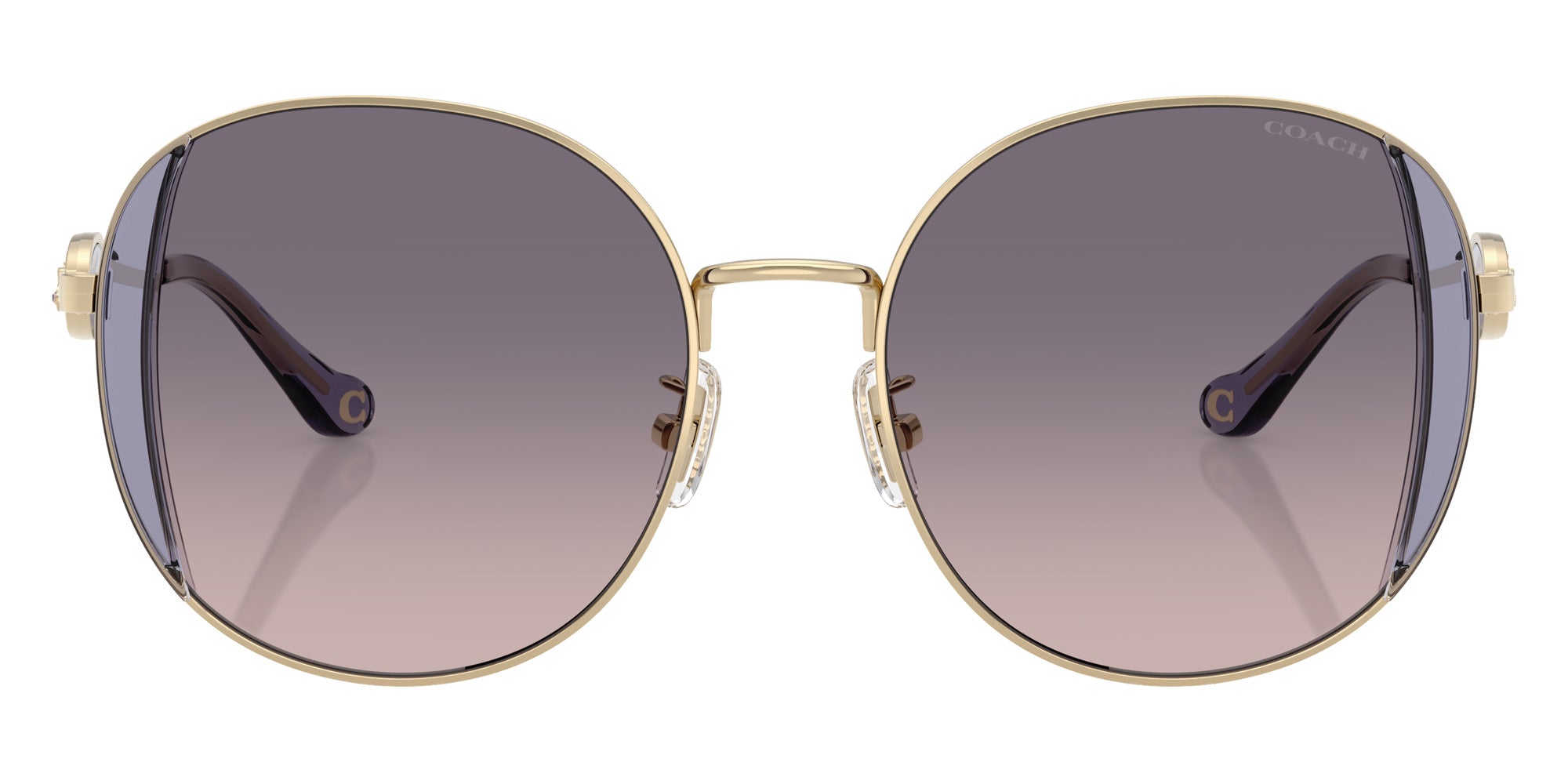 Coach HC7176B CAD73 900536 54 - Shiny Light Gold/Lilac / Lilac Peach Gradient #id:hc7176b900536_s:100100