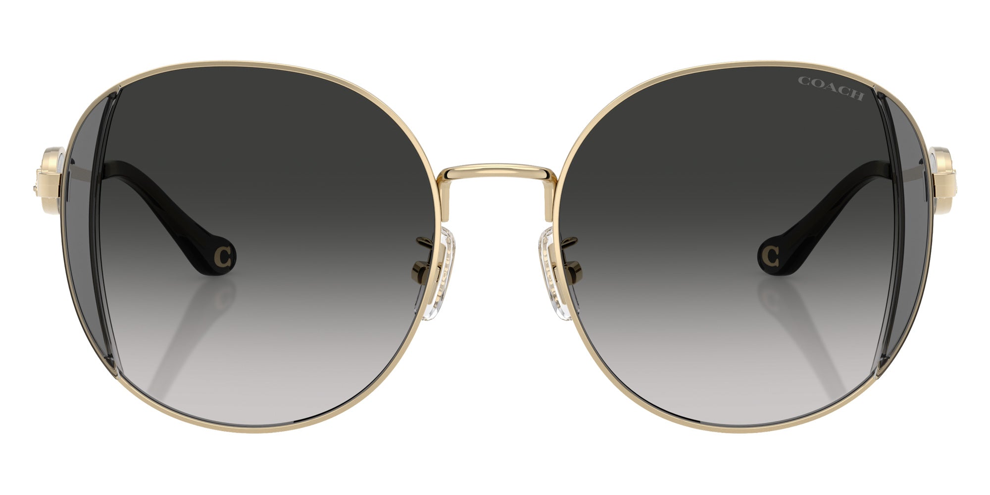 Coach HC7176B CAD73 90053C 54 - Shiny Light Gold/Smoke / Gray Gradient #id:hc7176b90053c_s:102100