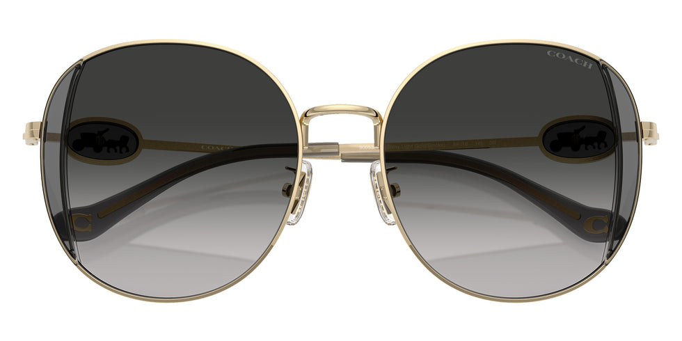 Coach HC7176B CAD73 90053C 54 - Shiny Light Gold/Smoke / Gray Gradient #id:hc7176b90053c_s:102120
