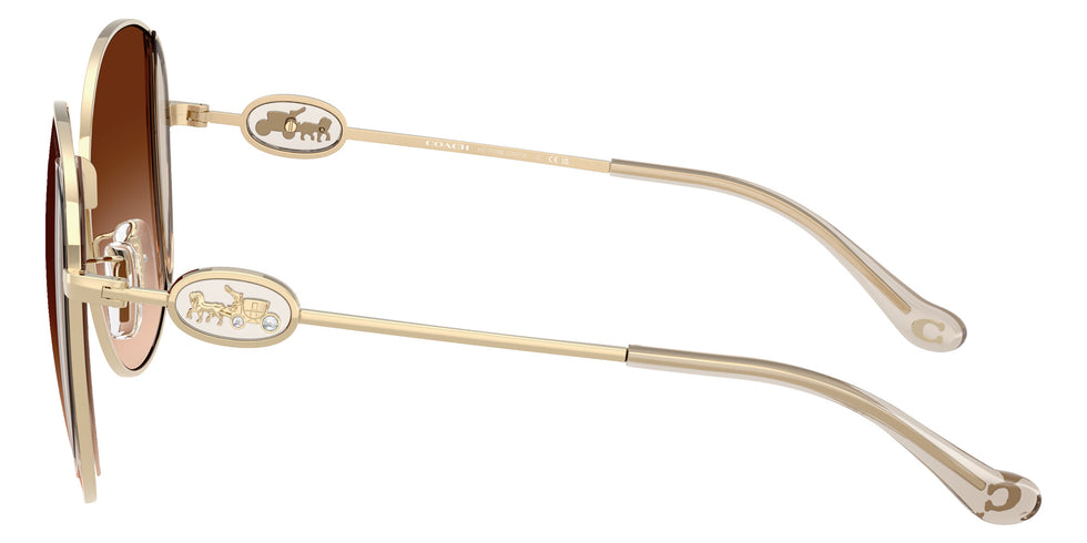 Coach HC7176B CAD73 900574 54 - Shiny Light Gold/Fawn / Brown Gradient #id:hc7176b900574_s:104110