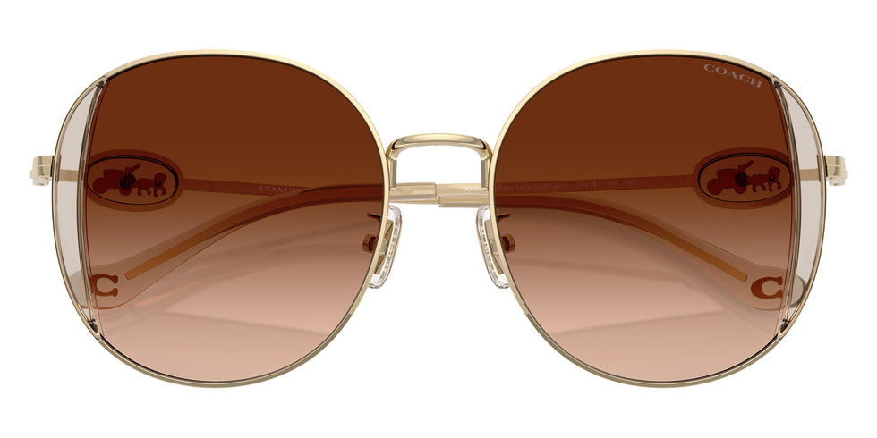 Coach HC7176B CAD73 900574 54 - Shiny Light Gold/Fawn / Brown Gradient #id:hc7176b900574_s:104120