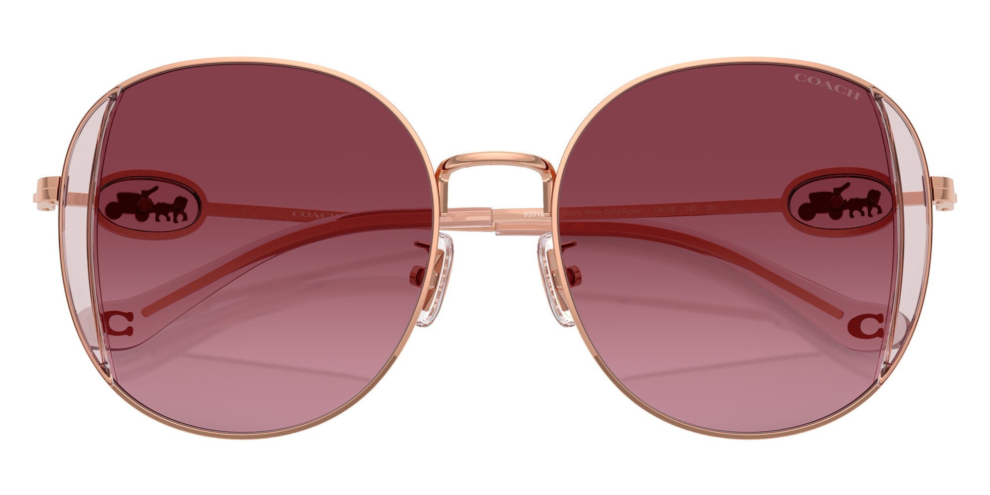 Coach HC7176B CAD73 93318H 54 - Shiny Rose Gold/Rose / Berry Gradient #id:hc7176b93318h_s:106120