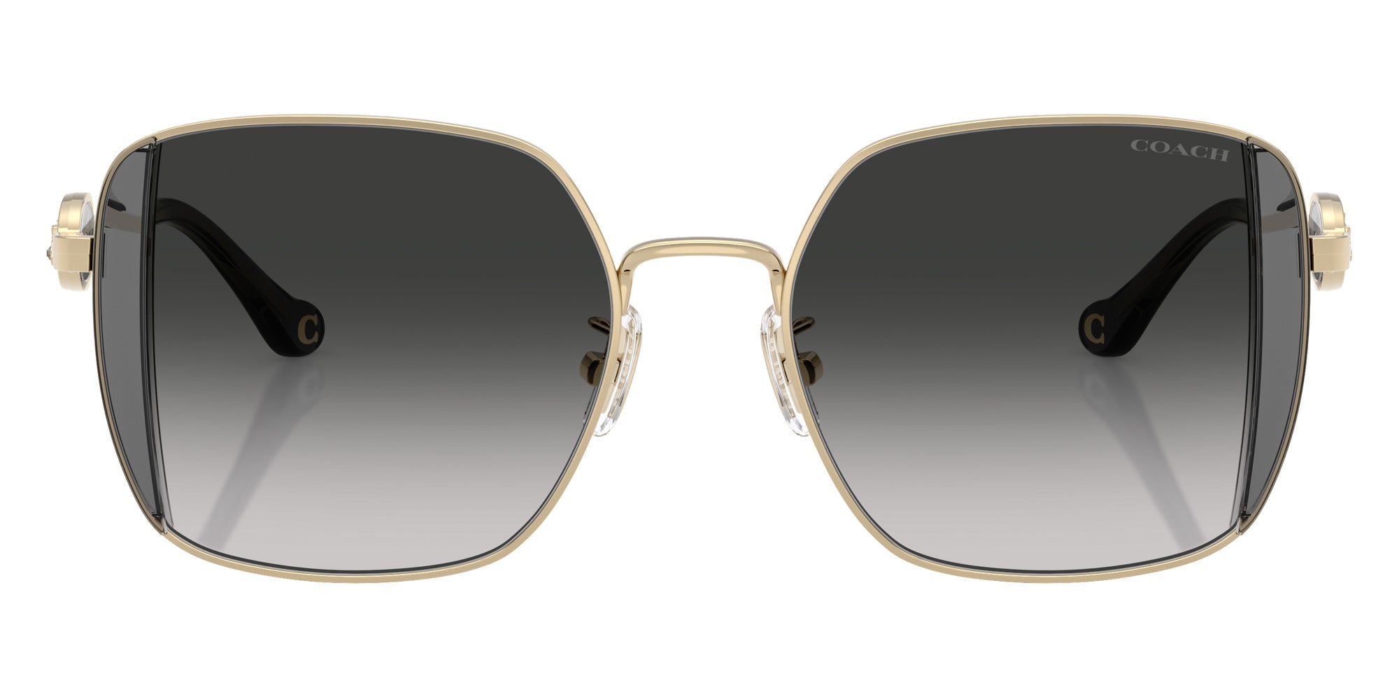 Coach HC7177B CAD72 90053C 51 - Shiny Light Gold/Smoke / Gray Gradient #id:hc7177b90053c_s:102100