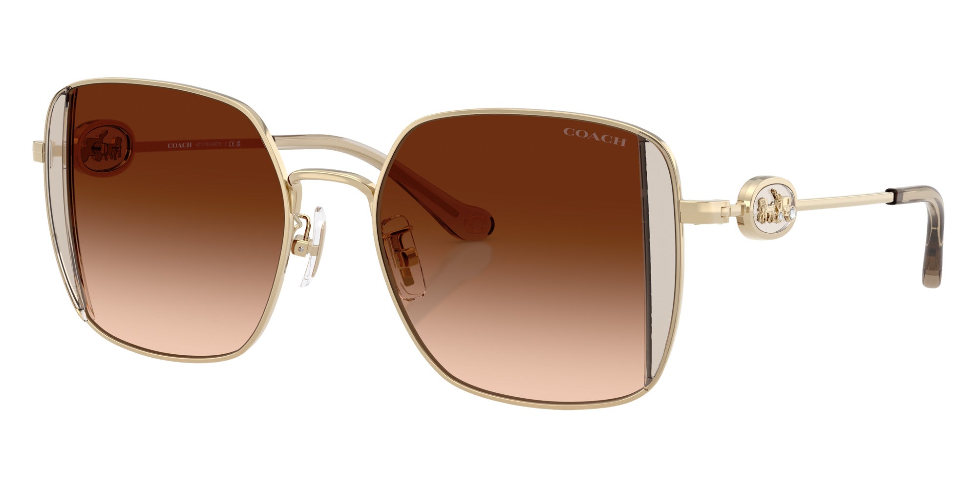 Coach HC7177B CAD72 900574 51 - Shiny Light Gold/Fawn / Brown Gradient #id:hc7177b900574_s:104105