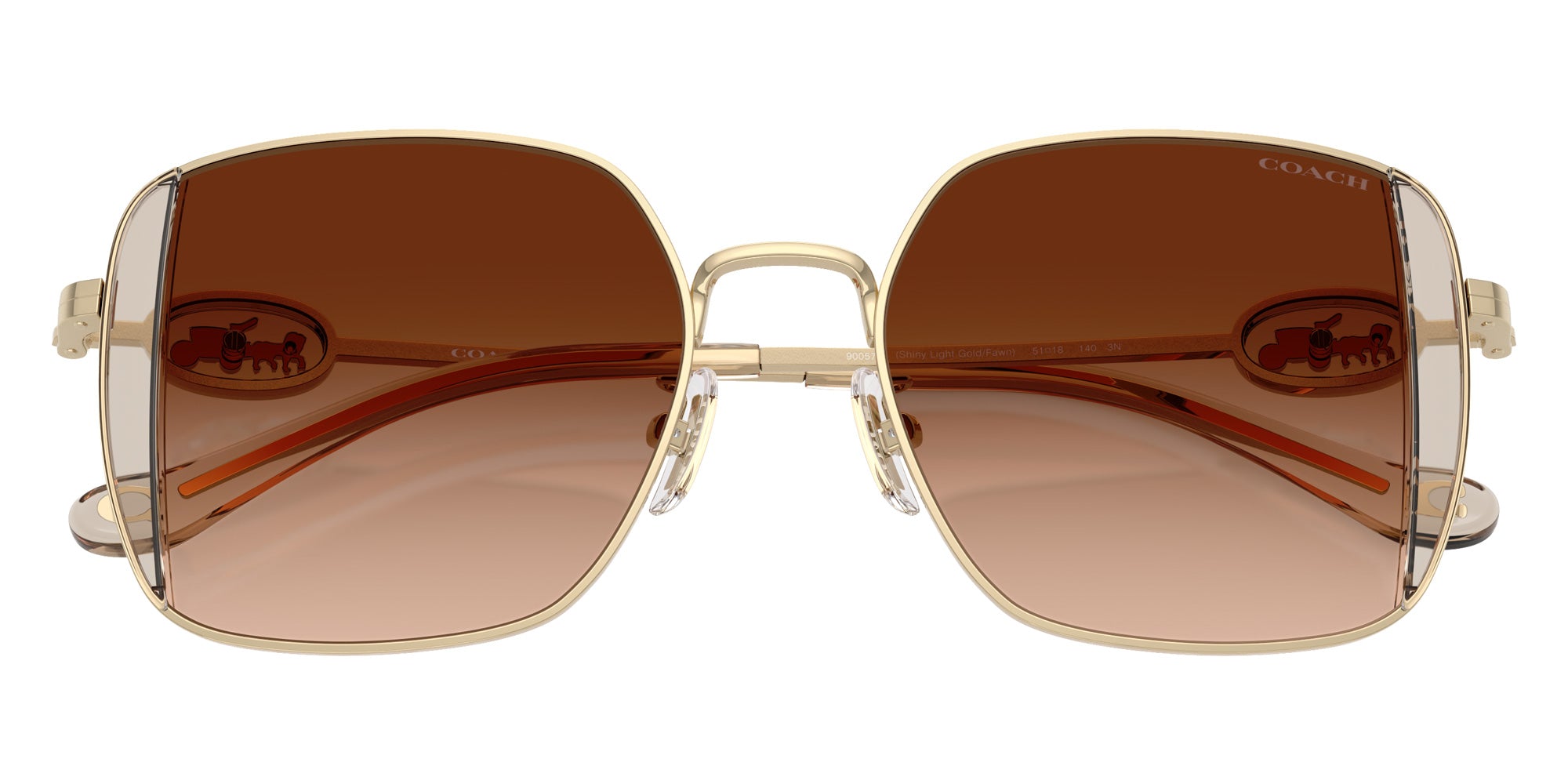 Coach HC7177B CAD72 900574 51 - Shiny Light Gold/Fawn / Brown Gradient #id:hc7177b900574_s:104120