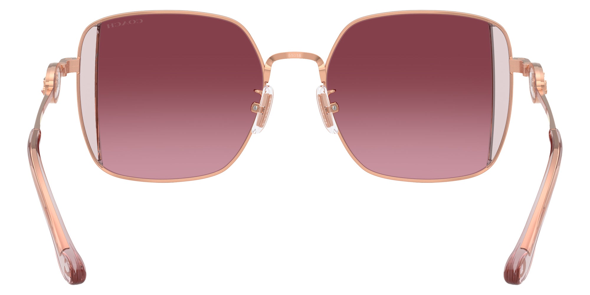 Coach HC7177B CAD72 93318H 51 - Shiny Rose Gold/Rose / Berry Gradient #id:hc7177b93318h_s:106115
