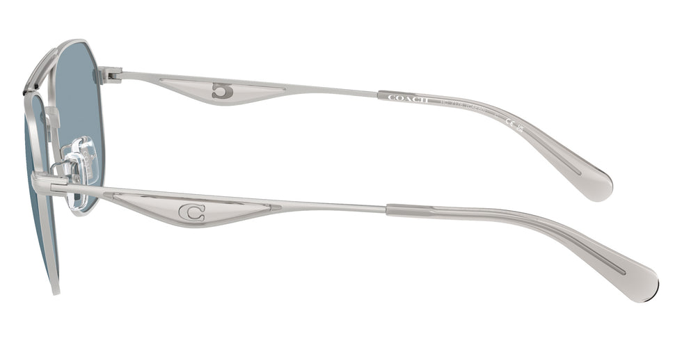 Coach HC7178 CAE80 900172 57 - Satin Silver/Gray / Blue Solid #id:hc7178900172_s:100110