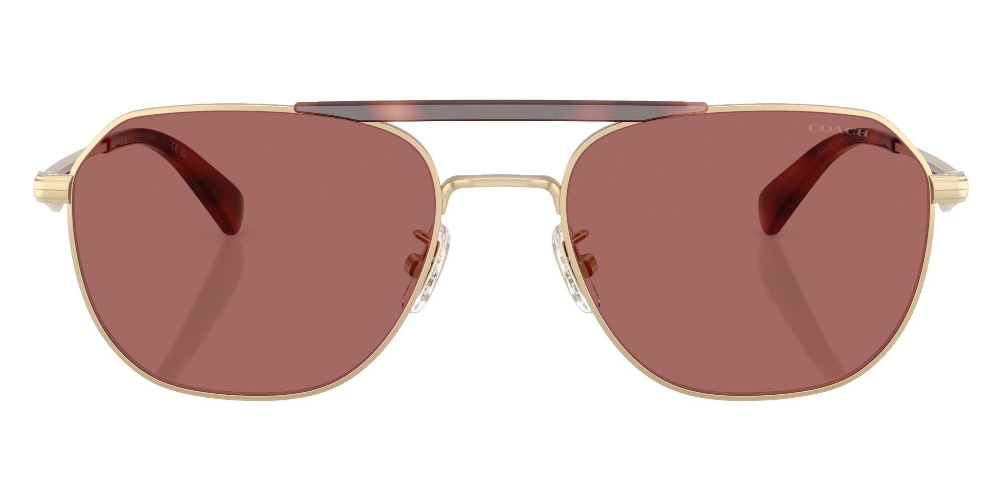 Coach HC7178 CAE80 90050H 57 - Satin Light Gold/Caramel / Wine Solid #id:hc717890050h_s:102100