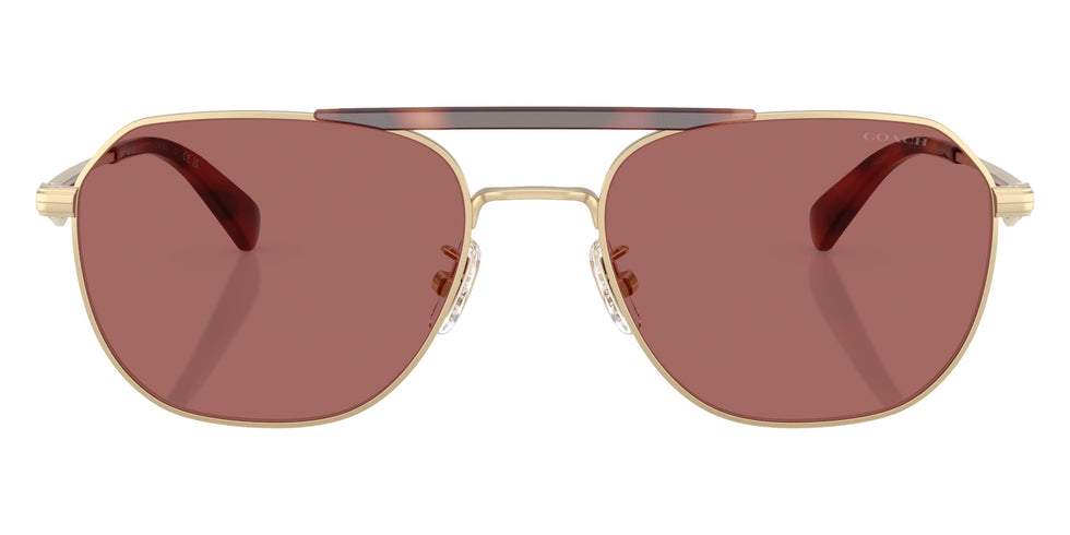 Coach HC7178 CAE80 90050H 57 - Satin Light Gold/Caramel / Wine Solid #id:hc717890050h_s:102100