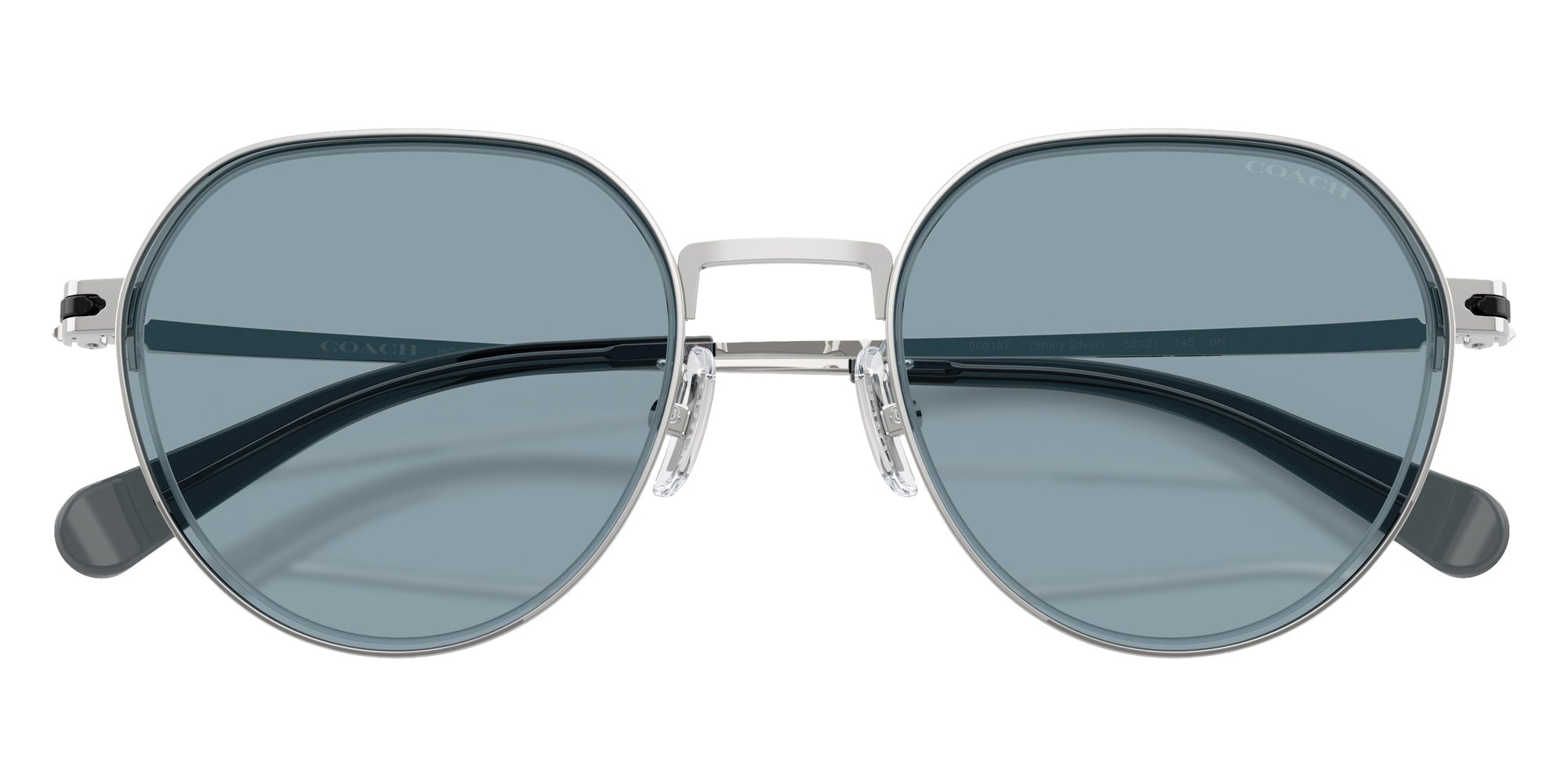 Coach HC7179 CAE81 900187 52 - Shiny Silver / Gray Solid #id:hc7179900187_s:100120
