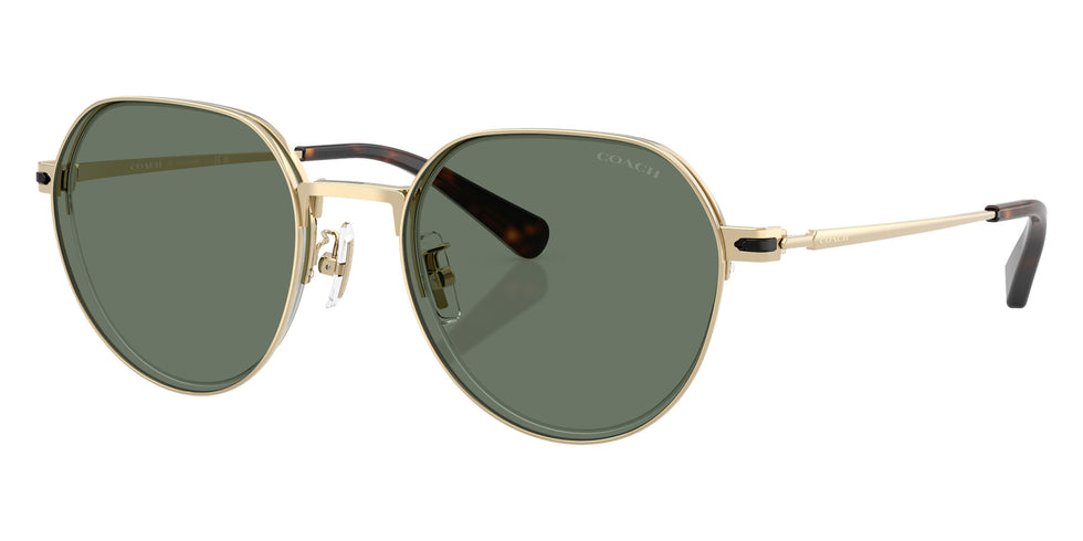 Coach HC7179 CAE81 90053H 52 - Shiny Light Gold / Green Solid #id:hc717990053h_s:104105