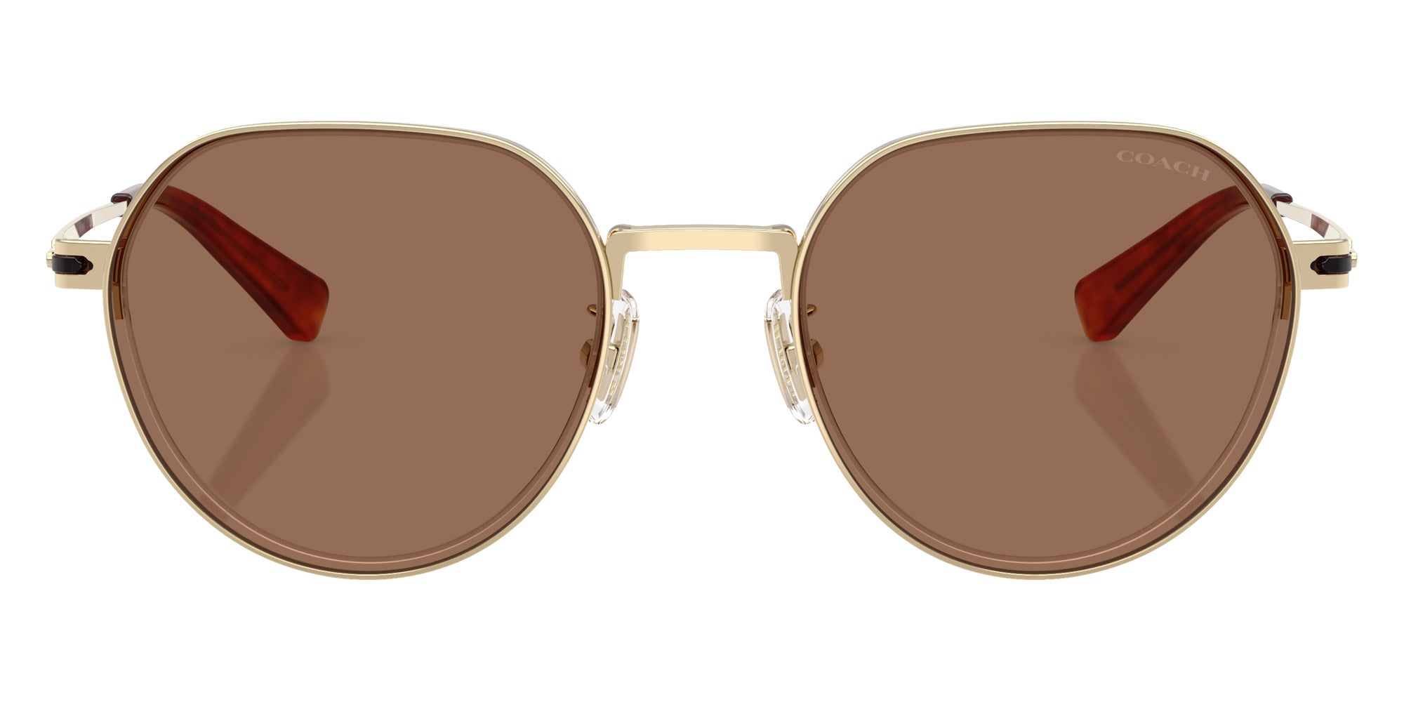 Coach HC7179 CAE81 900573 52 - Shiny Light Gold / Brown Solid #id:hc7179900573_s:106100