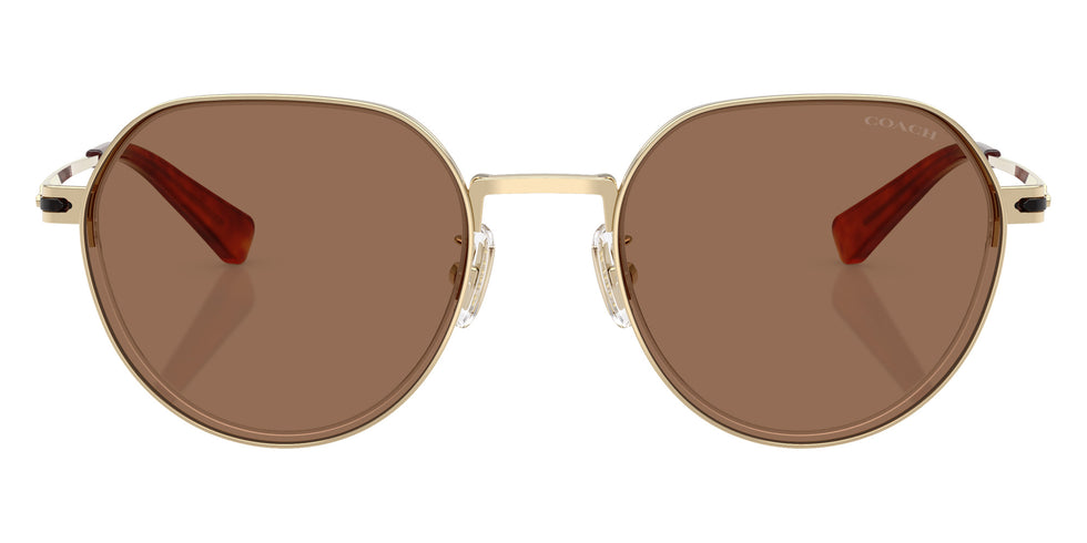 Coach HC7179 CAE81 900573 52 - Shiny Light Gold / Brown Solid #id:hc7179900573_s:106100