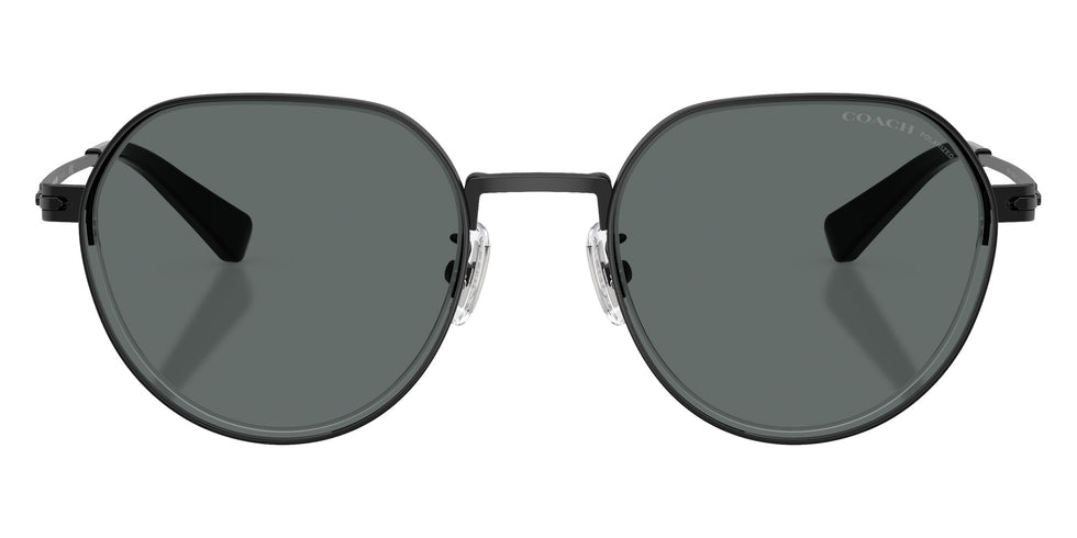 Coach HC7179 CAE81 934481 52 - Satin Black / Gray Solid Polarized #id:hc7179934481_s:110100