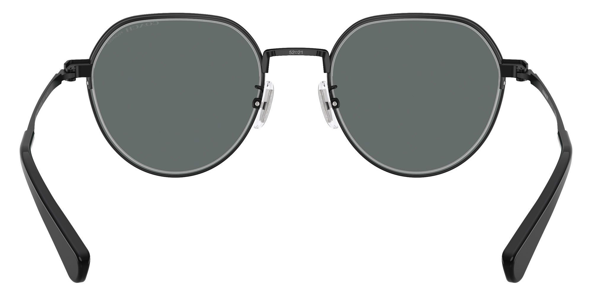 Coach HC7179 CAE81 934481 52 - Satin Black / Gray Solid Polarized #id:hc7179934481_s:110115